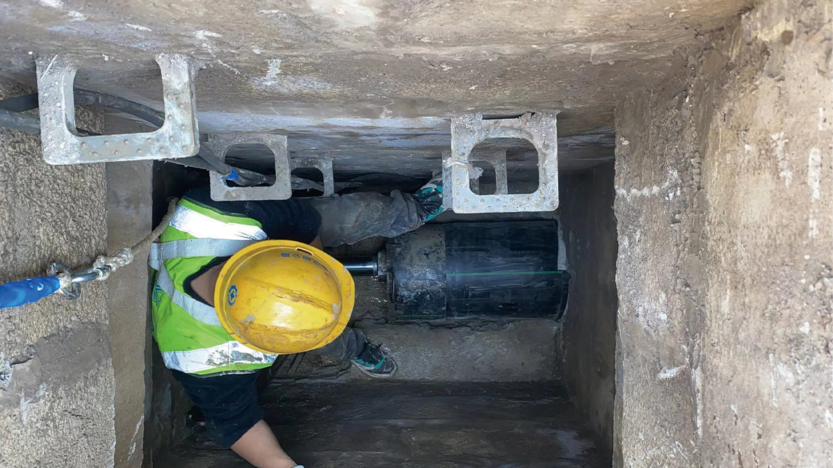 川汇HDPE短管内衬法